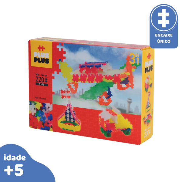 PlusPlus 480pcs 3em1 Neon/Princess