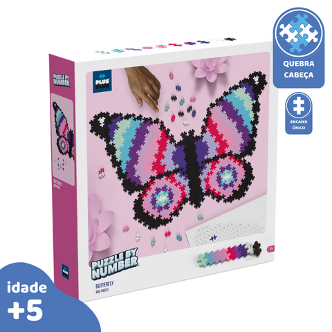 PlusPlus PBN 800pcs Borboleta