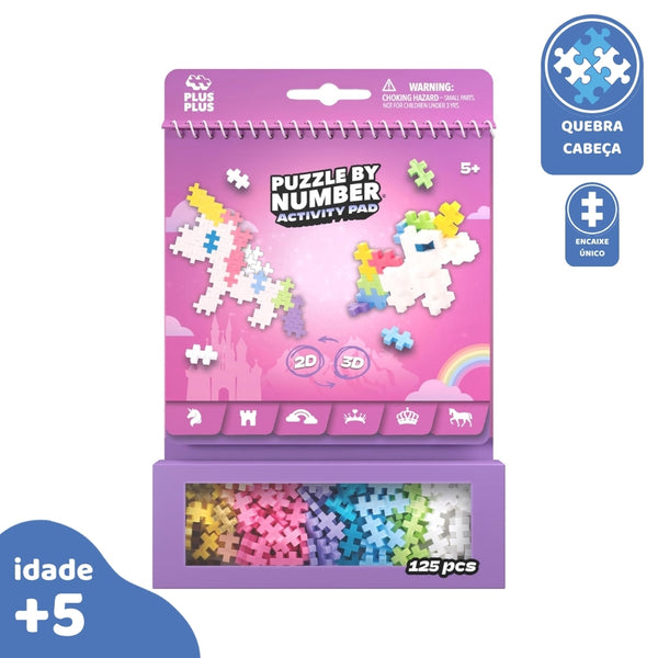 PlusPlus Activity Pad 125pcs Unicórnio