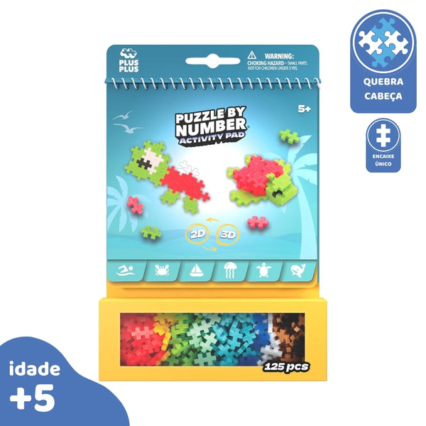 PlusPlus Activity Pad 125pcs Tartaruga