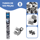 PlusPlus Tubo 100pcs Tons de cinza