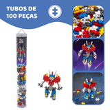 PlusPlus Tubo 100pcs Mega Robô