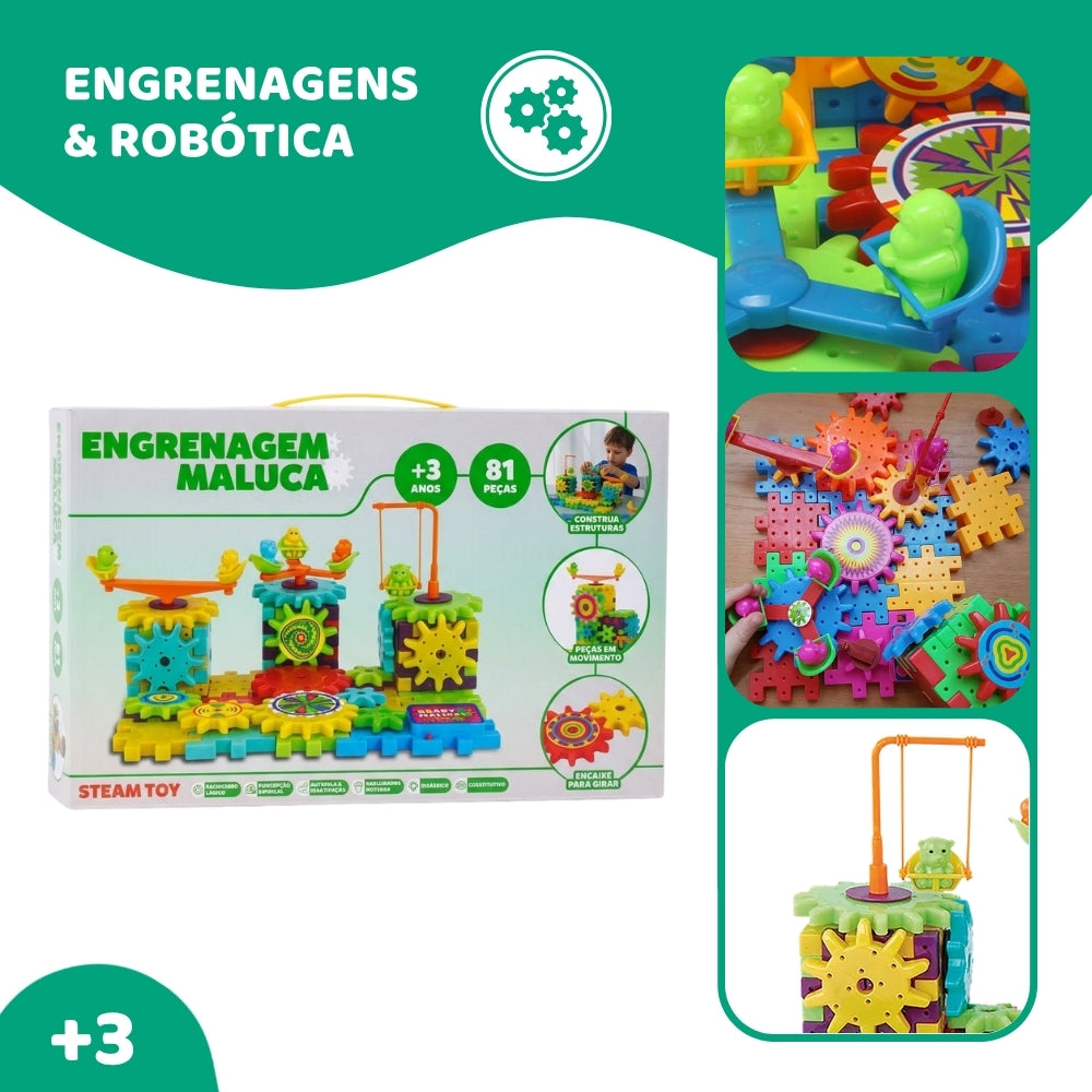 Engrenagem Maluca 81pcs