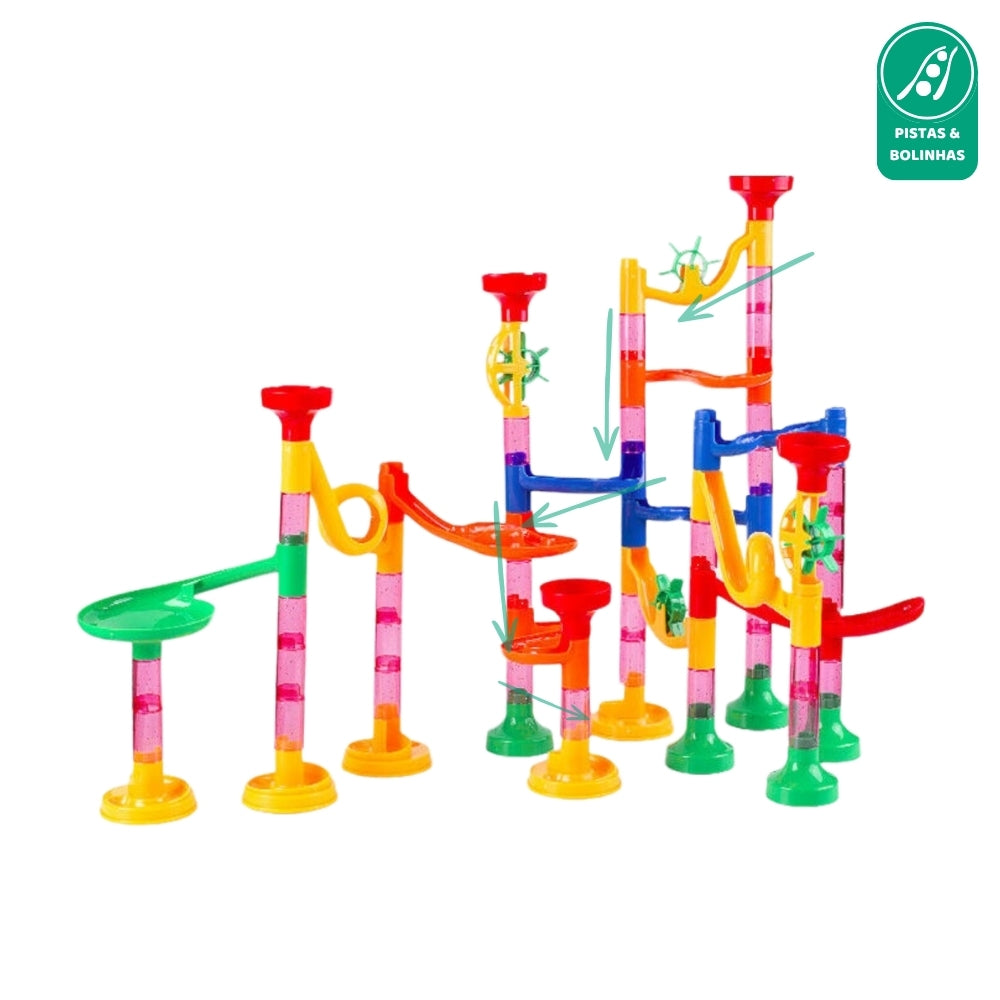 Pista de Bolinha - Rola Bola 109pcs