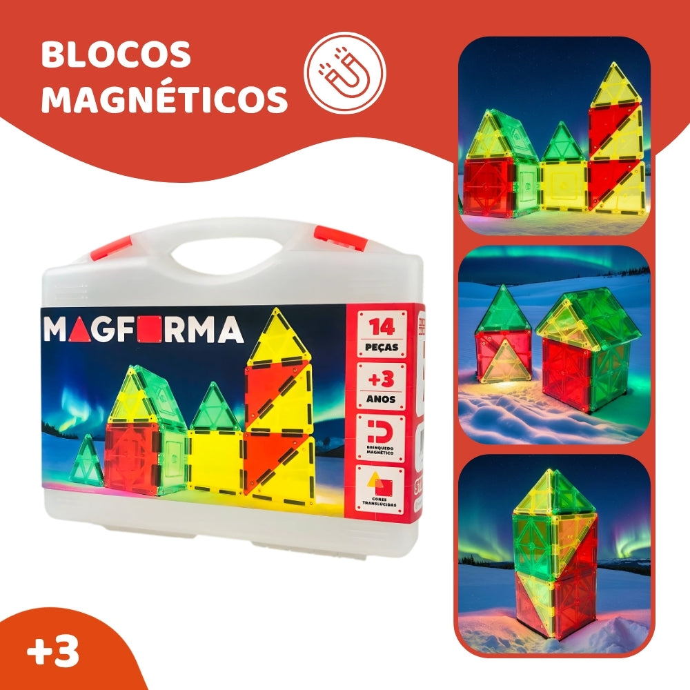 MagForma Blocos Magnéticos 14 peças