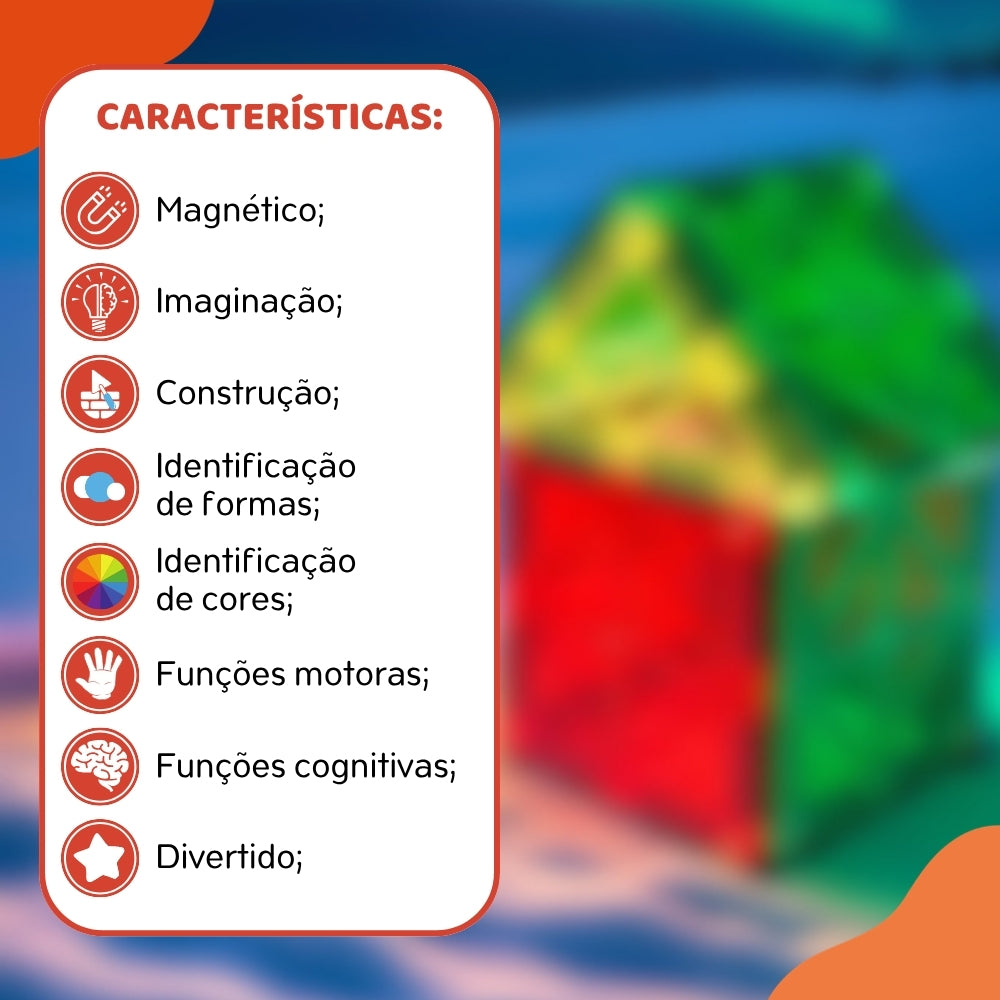 MagForma Blocos Magnéticos 14 peças