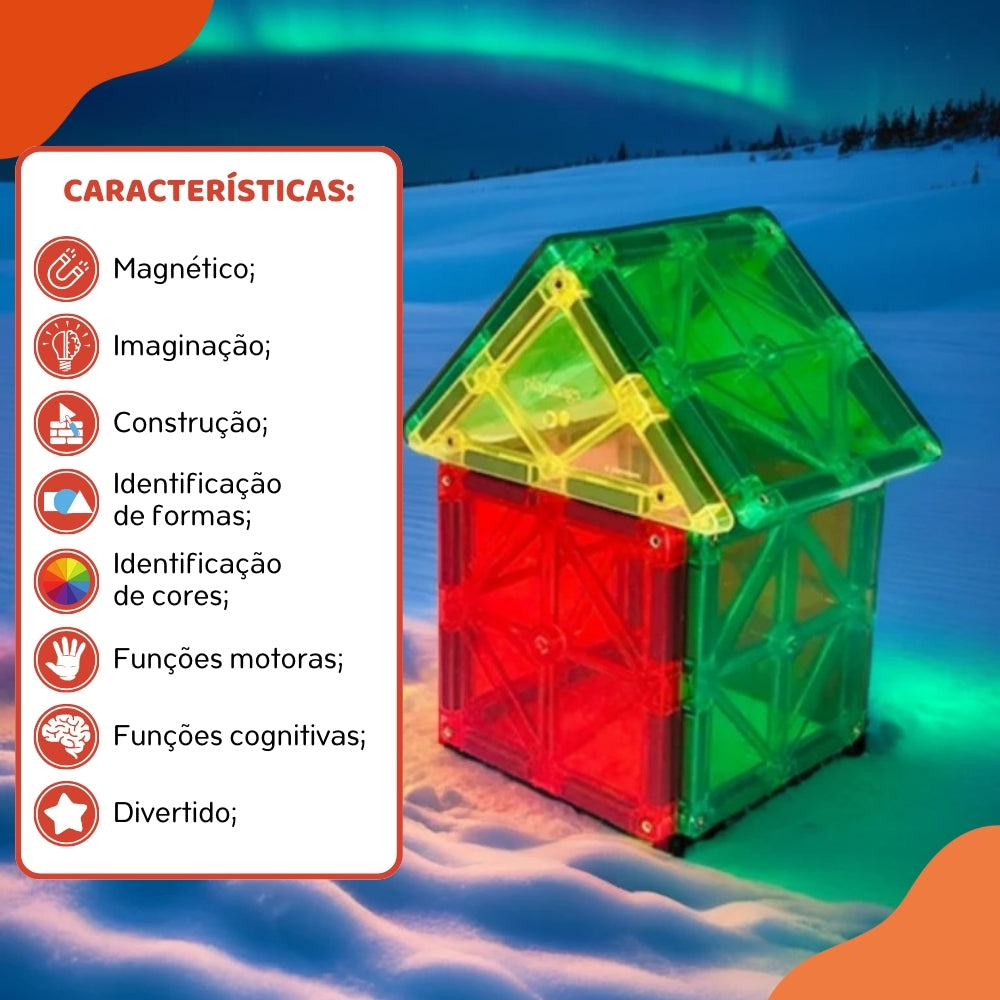MagForma Blocos Magnéticos 14 peças
