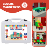 MagForma Blocos Magnéticos 30 peças com rodas