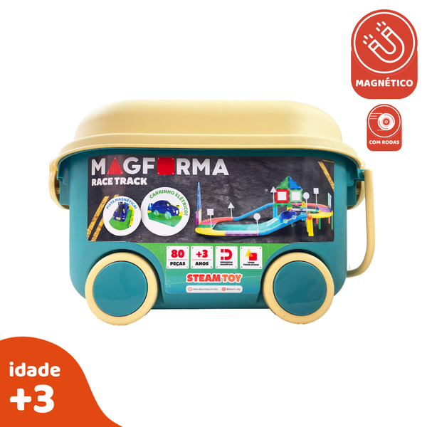 MagForma Blocos Magnéticos Race Track 80 peças