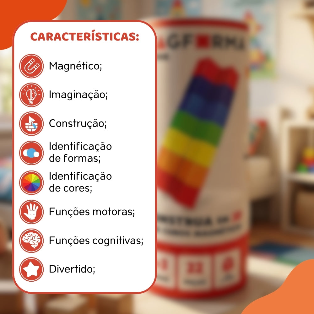 MagForma Cubos 22 peças
